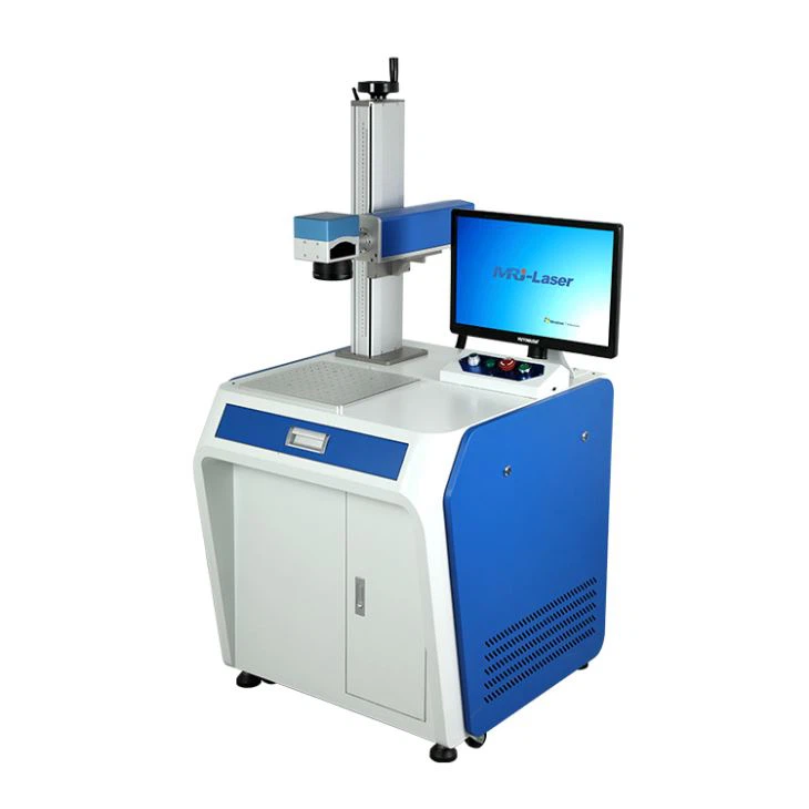 30W Endistriyèl Fib Lazè Marking Machine pou Steel