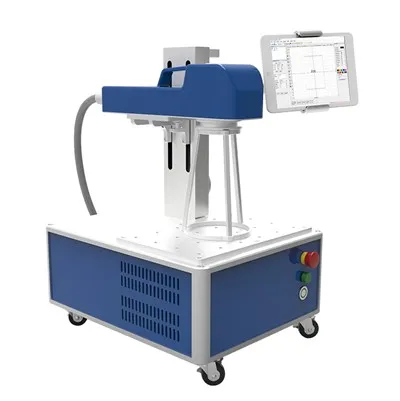 Pòtatif lazè grave machin pou metal